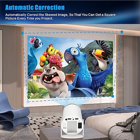 HY300PRO Mini Smart Projector 4K | WiFi & Bluetooth | Android 14